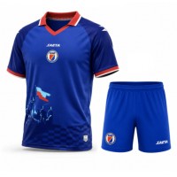 Haiti Replika babykläder Hemmaställ Barn VM 2026 Kortärmad (+ korta byxor)